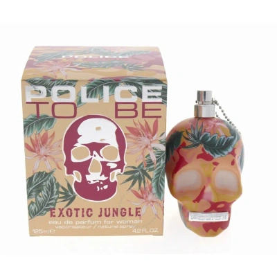 Police Ladies To Be Exotic Jungle Edp Spray 4.2 oz Fragrances 679602174114 In White