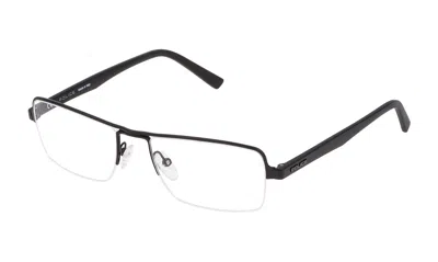 Police Men's Black Rectangular Eyeglass Frames Vpl257-520531