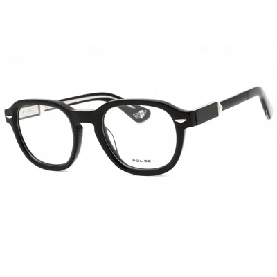 Police Men's Black Round Eyeglass Frames Vplg81