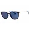 Police Rectangle-frame Sunglasses In ["blue"]