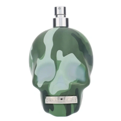 Police Men's Camouflage Edt Spray 4.2 oz (tester) Fragrances 679602770026 In Red   / Orange