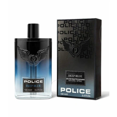 Police Men's Deep Blue Edt Spray 3.4 oz Fragrances 679602221108 In Blue / Green