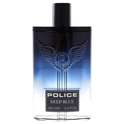 Police Men's Deep Blue Edt Spray 3.4 oz (tester) Fragrances 679602229906 In Blue / Green