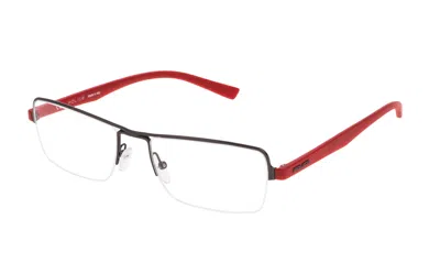 Police Men's Grey Rectangular Eyeglass Frames Vpl257-520568