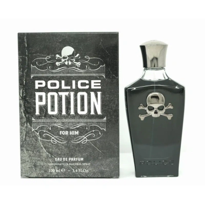 Police Men's Potion For Him Edp Spray 3.4 oz Fragrances 679602141116 In Black