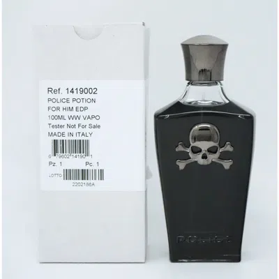 Police Men's Potion For Him Edp Spray 3.3 oz (tester) Fragrances 679602141901 In Black