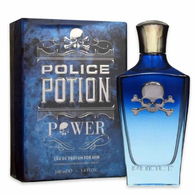 Police Men's Potion Power Edp Spray 3.4 oz Fragrances 679602148115 In Orange / White