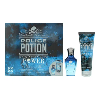 Police Men's Potion Power Gift Set Fragrances 679602148962