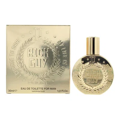 Police Men's Rich Guy Edt 1.0 oz Fragrances 679602001359