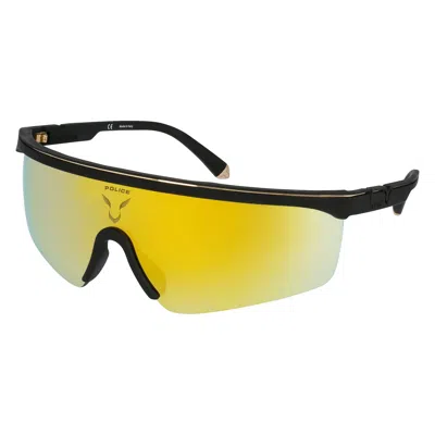 Police Men's Sunglasses  Spla28-996aag Gbby2 In Yellow
