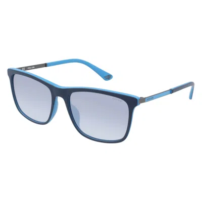 Police Men's Sunglasses  Spla56-56wtrx  56 Mm Gbby2 In Blue