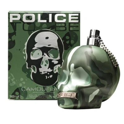 Police Men's To Be Camouflage Edt Spray 4.2 oz Fragrances 679602771214 In Red   / Amber / Orange
