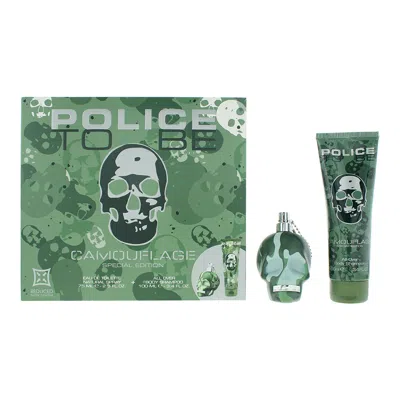 Police Men's To Be Camouflage Gift Set Fragrances 679602793643