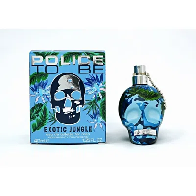 Police Men's To Be Exotic Jungle Edt Spray 1.35 oz Fragrances 679602173124 In Transparent