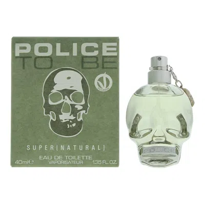 Police Men's To Be Super Natural Edt Spray 1.3 oz Fragrances 679602157124