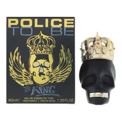 Police Men's To Be The King Edt Spray 1.3 oz Fragrances 679602412421