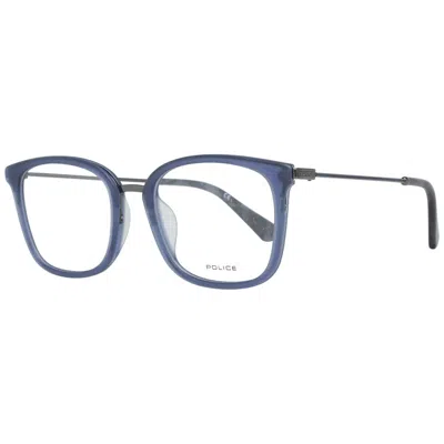 Police Metal & Plastic Glasses Men's (frames) In Blue