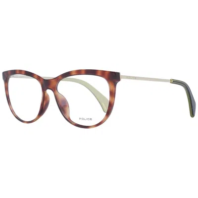 Police Metal & Plastic Glasses Women's (frames) In Burgundy
