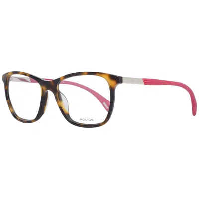 Police Metal & Plastic Glasses Women's (frames) In Burgundy