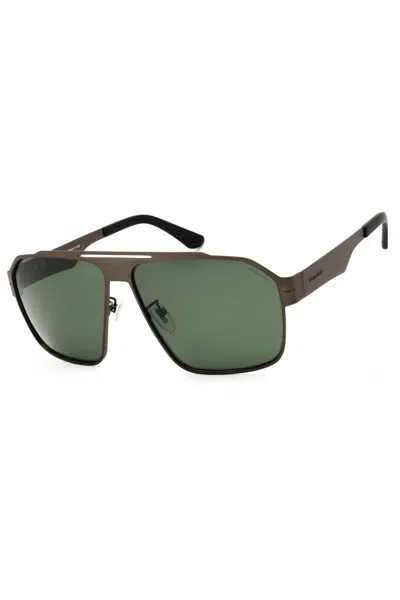 Police Metal Aviator Men's Sunglasses In Gray