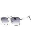 Police Metal Rectangular Men's Sunglasses In Gray