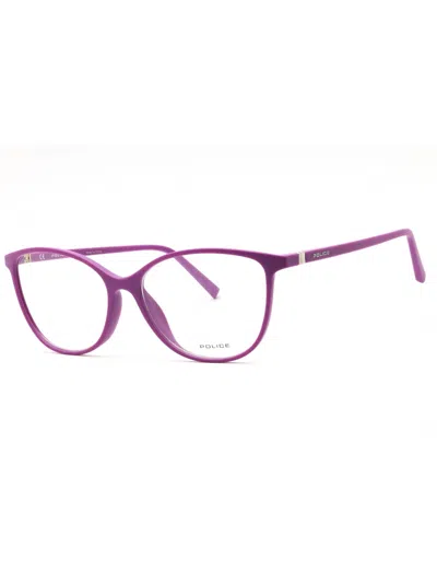 Police Oval Eyeglasses For Women In Purple