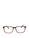 Police Rectangle-frame Glasses In Brown