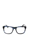 Police Rectangle-frame Glasses In Blue