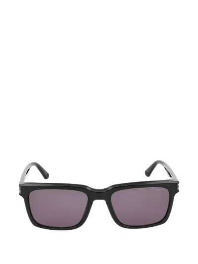 Police Rectangle-frame Sunglasses In Black
