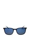 Police Rectangle-frame Sunglasses In Blue
