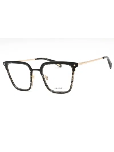 Police Rectangular Eyeglasses 51-20-135 For Women In Black