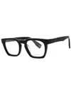 Police Rectangular Men's Eyeglasses In Black