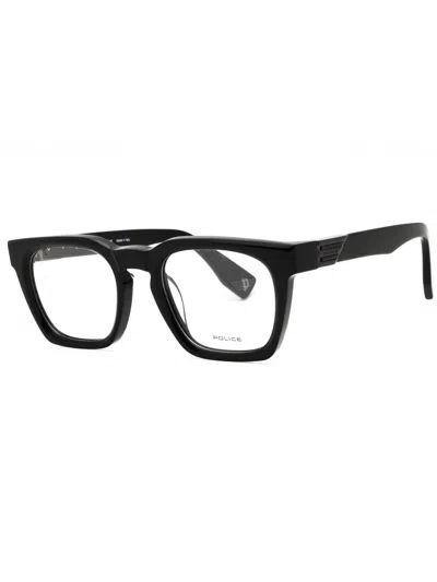 Police Rectangular Men's Eyeglasses In Black