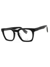 Police Rectangular Men's Eyeglasses - Sleek Acetate Design In Black