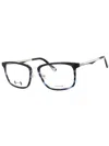 Police Rectangular Men's Eyeglasses - Vpl684 Model In Gray