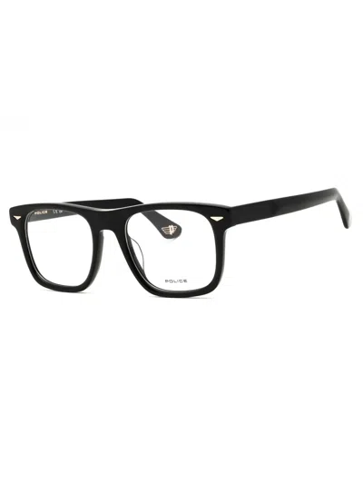 Police Rectangular Men's Eyeglasses - Vpll72e In Black