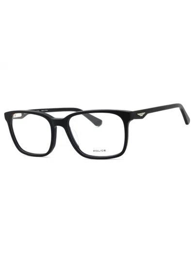 Police Rectangular Men's Eyeglasses - Vpln81 In Black