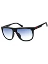 Police Rectangular Men's Sunglasses In Black