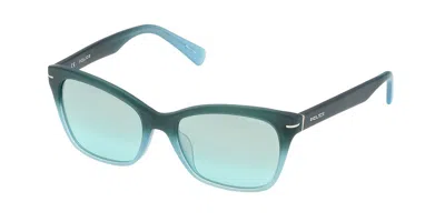 Police S1882m C44x Men's Sunglasses Green Size 53