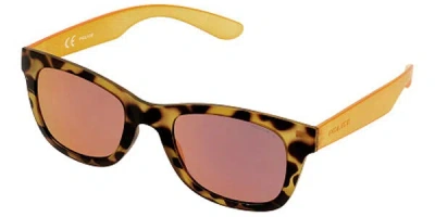 Police S1944 Exchange 1 878r Occhiali Da Sole Tartarugatishell Per Uomo In Burgundy
