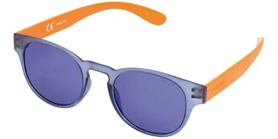 Police S1945 Exchange 2 U11b Occhiali Da Sole Blu Per Uomo In Transparent