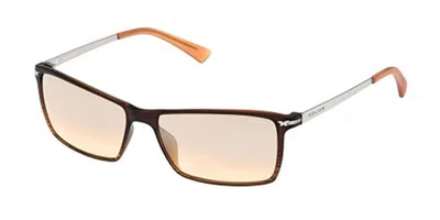 Police S1957m D83m Occhiali Da Sole Marroni Per Uomo In Brown