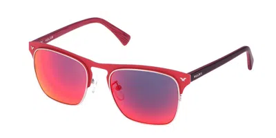 Police S8949m Q05r Men's Sunglasses Red Size 54