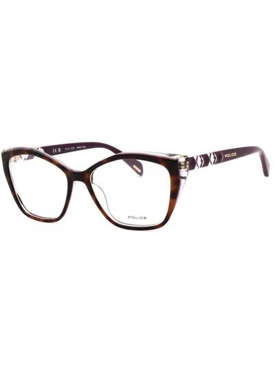 Police Sleek Cat-eye Eyeglasses For Women In Brown