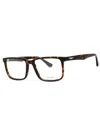 Police Sleek Rectangular Men's Eyeglasses In Black