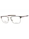 Police Sleek Rectangular Metal Men's Eyeglasses In Multi