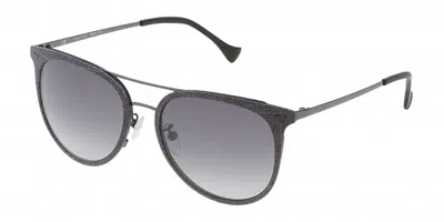 Police Spl153 Ag5x Occhiali Da Sole Neri Per Uomo In Black