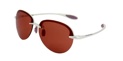 Police Spl302g 7gux Occhiali Da Sole Bianchi Per Uomo In Burgundy