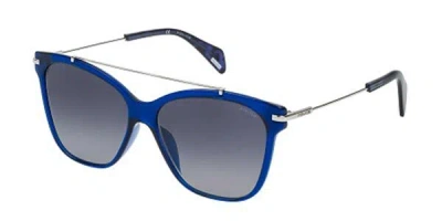 Police Spl404 Goldeneye 1 0w47 Men's Sunglasses Blue Size 55