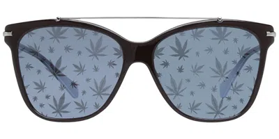 Police Spl404e With Clip-on 6xkl Women's Sunglasses Brown Size 55